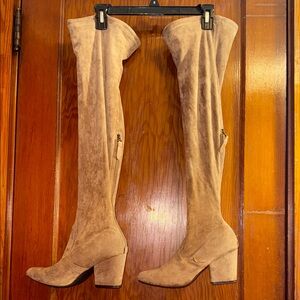 Amazon Tan Over-the-Knee Boots